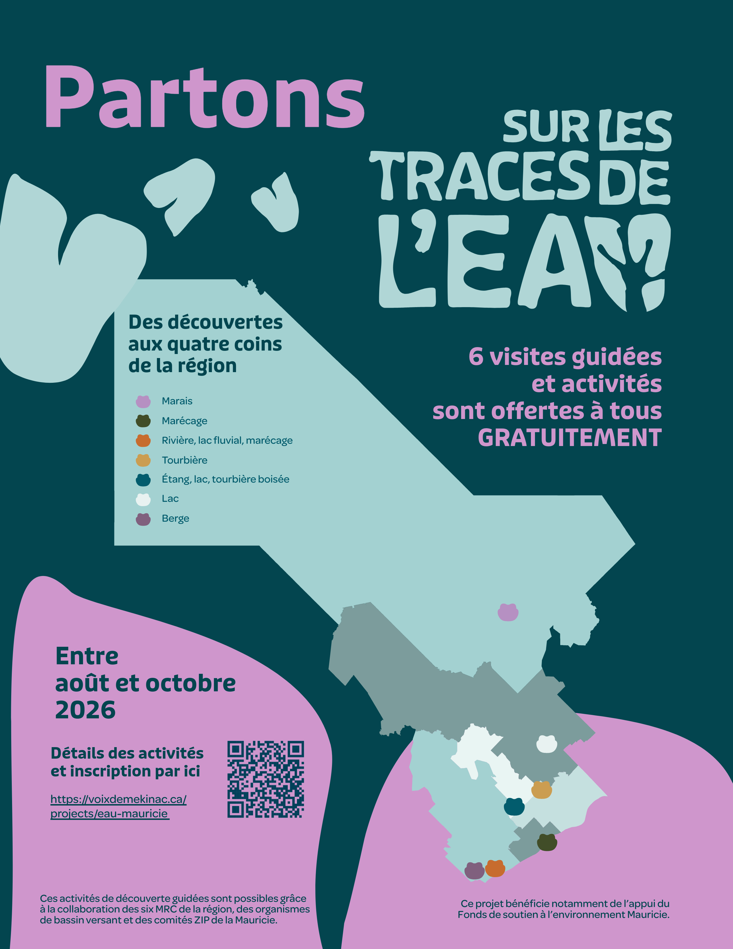 Sur les traces de l'EAU en Mauricie !